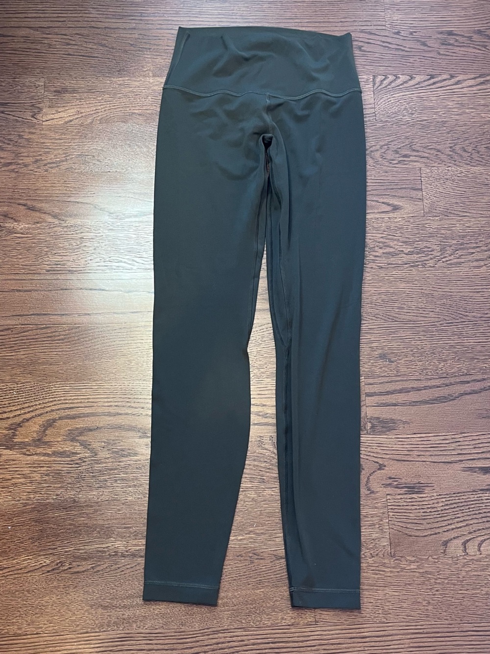 lululemon olive green align leggings size 6 28 inch inseam